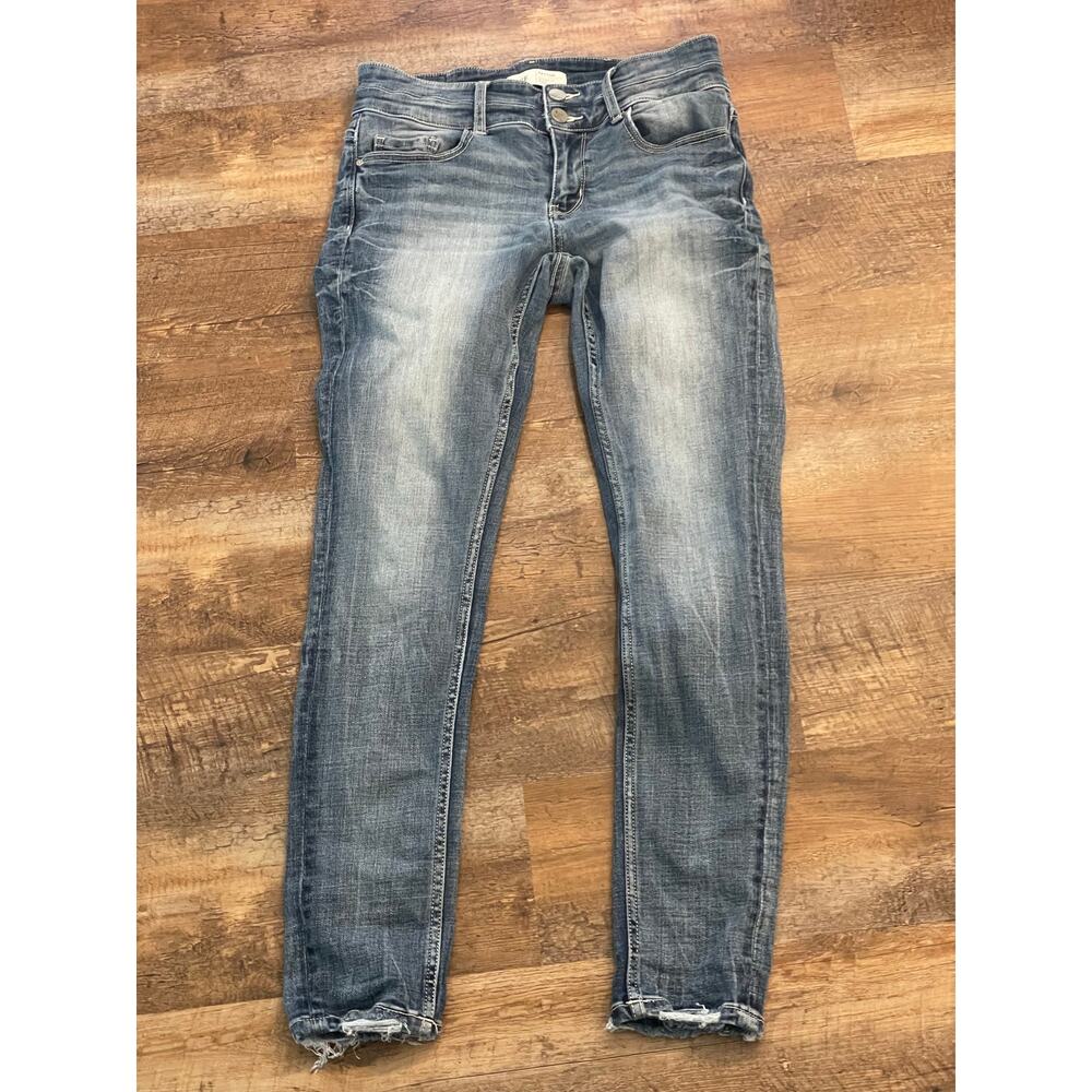 Buckle Women's Skinny Jeans - Faded Blue